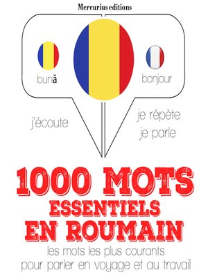 cover image of 1000 mots essentiels en roumain